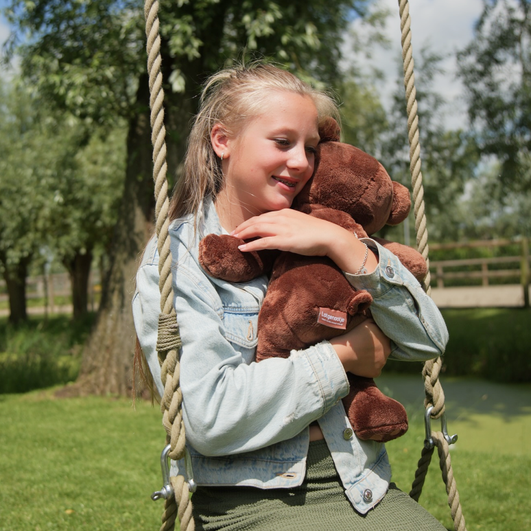 Gewichtetes Kuscheltier zur Entspannung